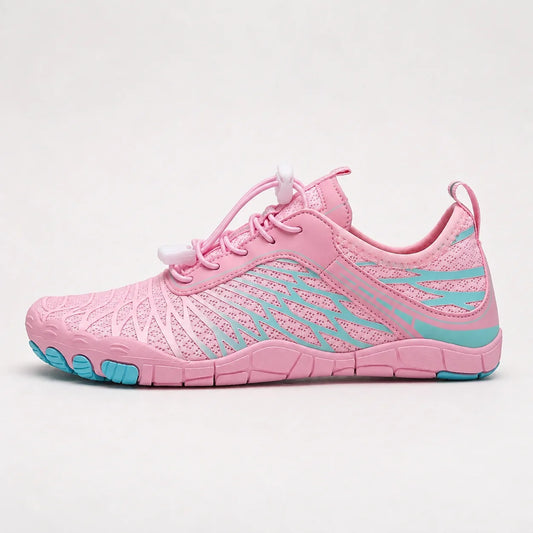 Women's barefoot walking shoes with wide toe box and anti-slip