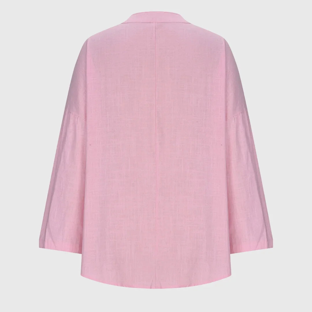 Women's flowy breathable beach shirt with relaxed fit