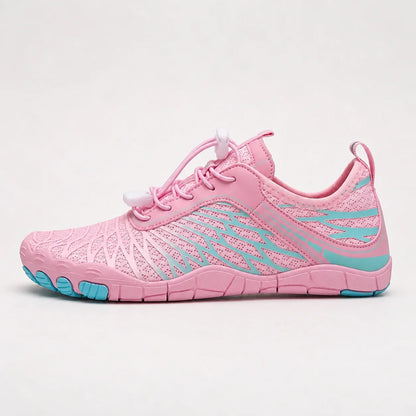 Women's barefoot walking shoes with wide toe box and anti-slip