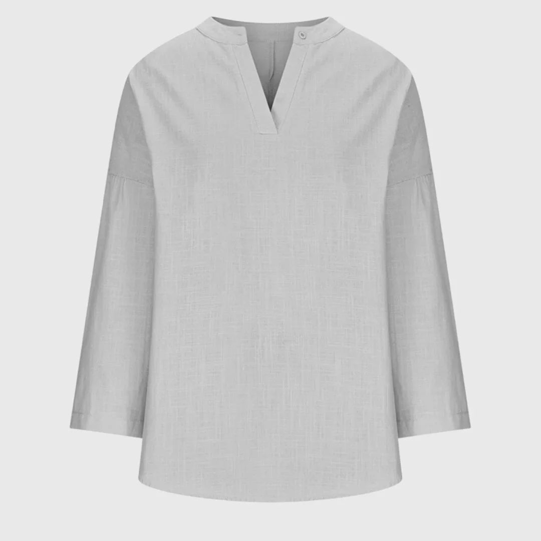 Women's flowy breathable beach shirt with relaxed fit