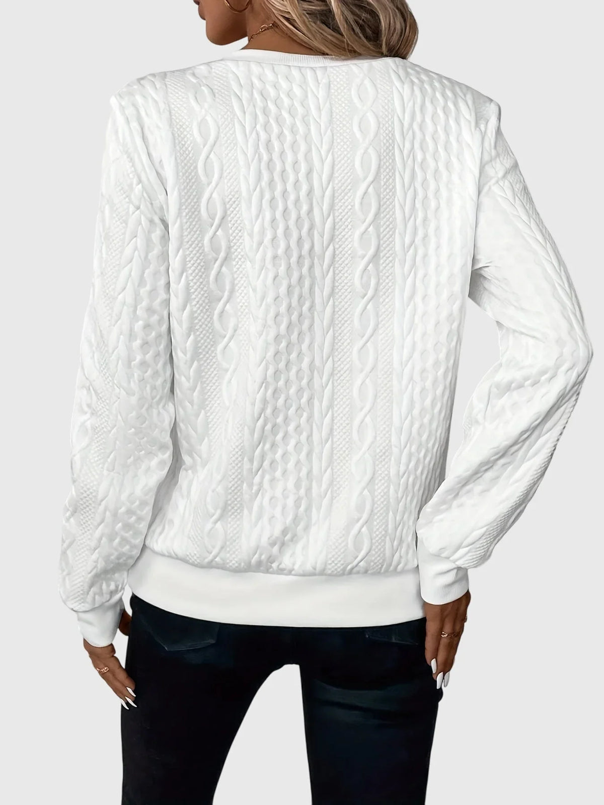 Women's knit jumper with contrast zipper detail
