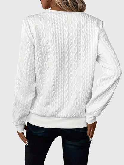 Women's knit jumper with contrast zipper detail
