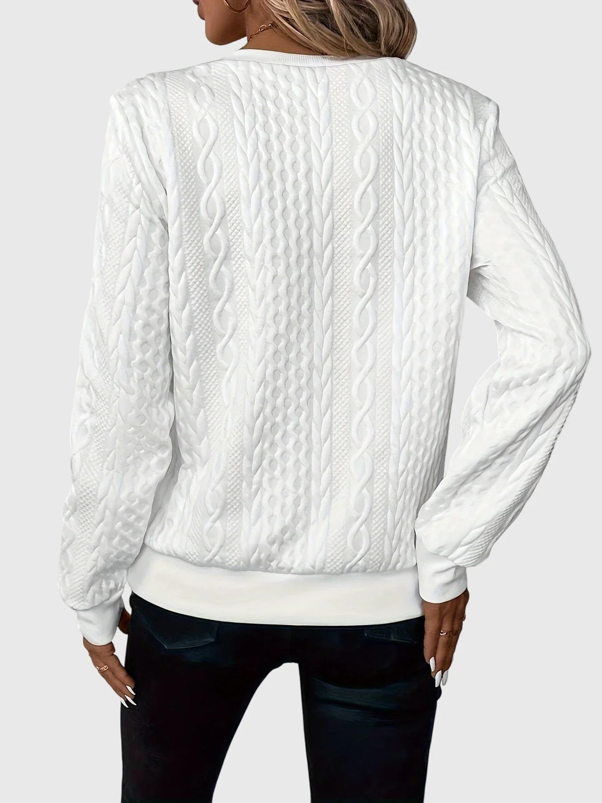 Women's knit jumper with contrast zipper detail