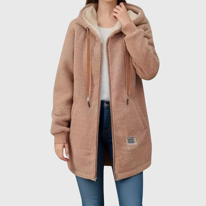 Women's fleece jacket – Brown