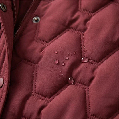 Women's waterproof insulated long coat