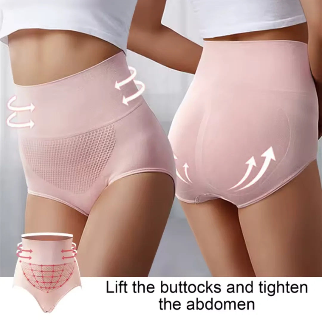Women's knit high-waist shaping underwear with firm tummy control