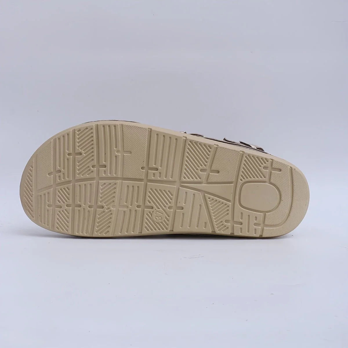 Women's suede platform sandals with criss-cross double buckle straps