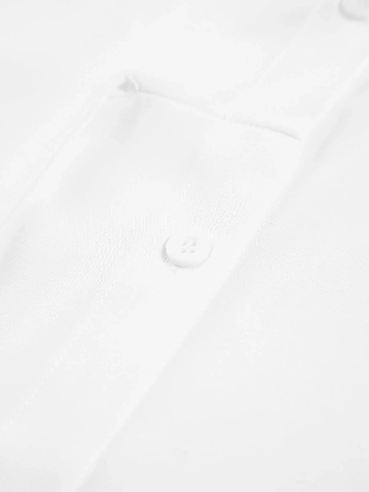 Women's tie-waist button-down long-sleeve shirt blouse with V-neck collar