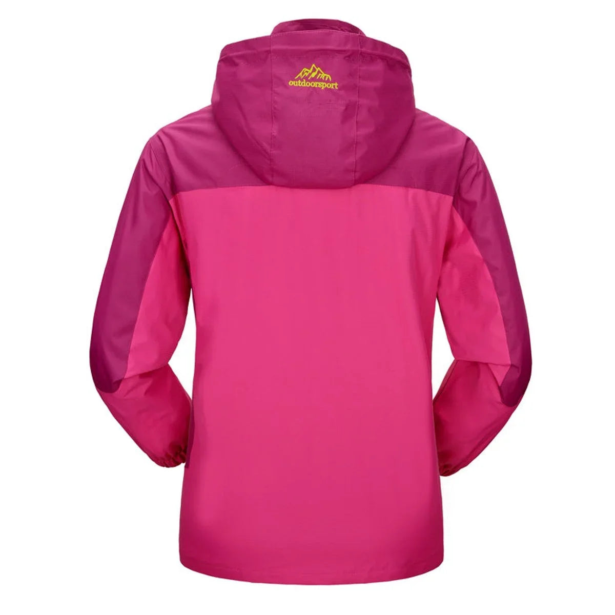 Women's waterproof hooded outdoor shell jacket